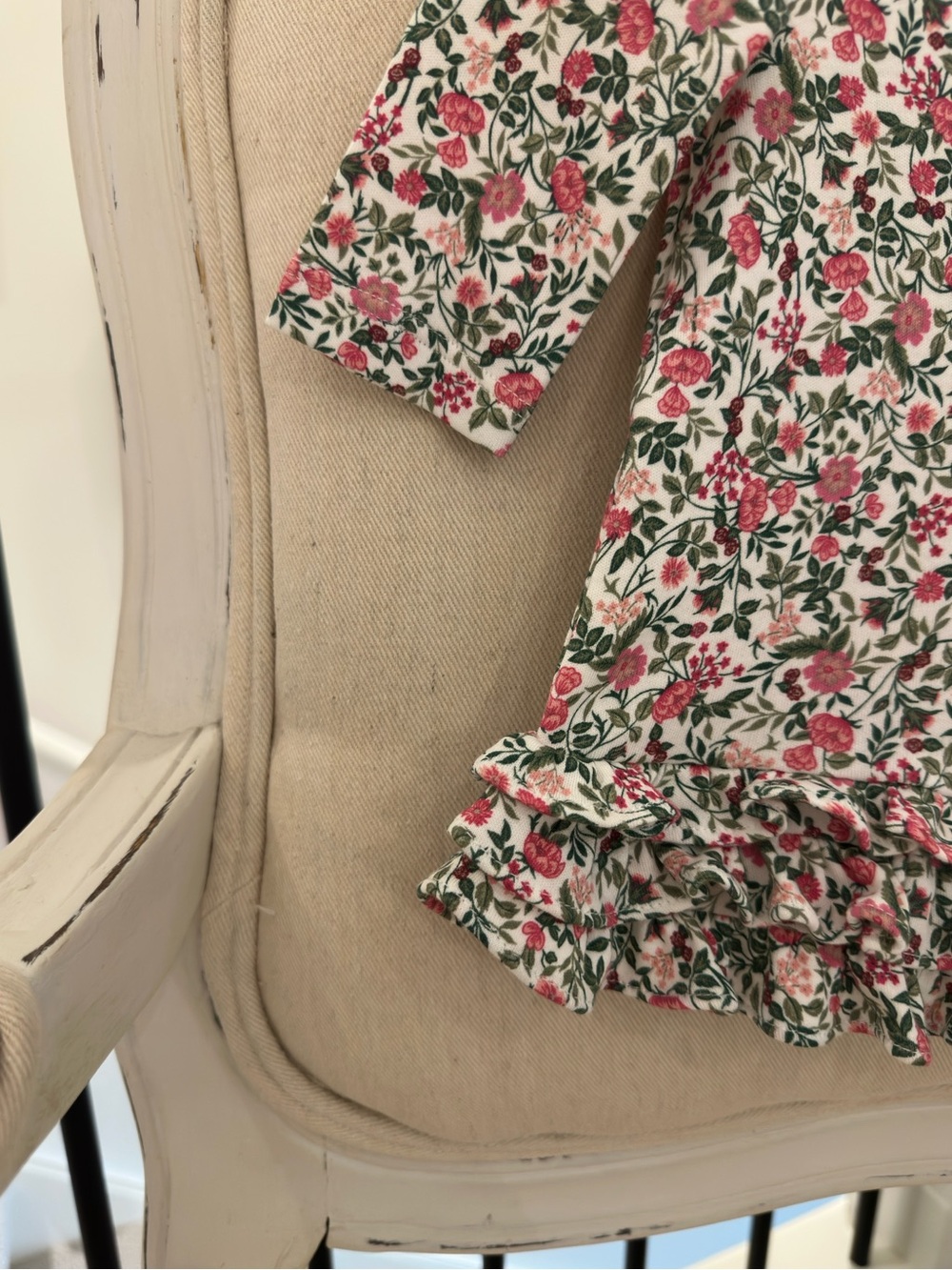 🦢 3 Mth Ralph Lauren 100% Cotton Floral Ruffle Polo Baby Dress with Bloomers NWT - Picture 8 of 16